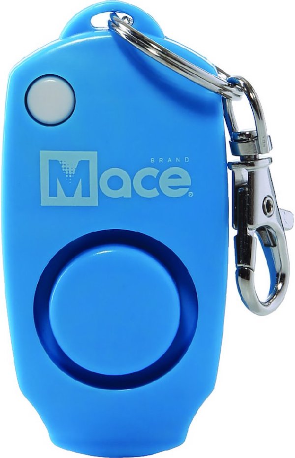 Mace Spray Personal Alarm Keychain Neon Blue 80733