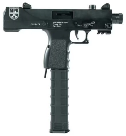 Masterpiece Arms Defender MPA30T 9mm 4.5" Threaded 30-Round Handgun