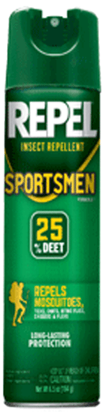 Rep Sportsmen Aerosol 25% DEET 6.5 oz