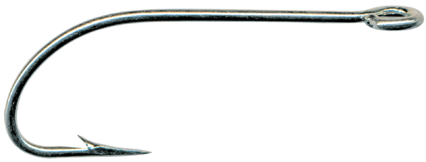 Mustad Duratin Limerick Ring Eye Hooks (Cadmium) 100/Box