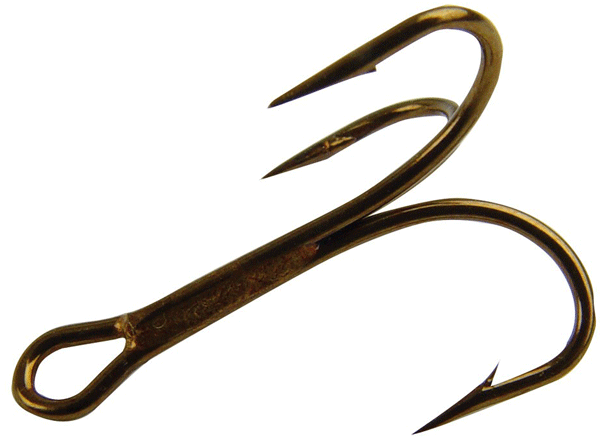 Mustad Treble Re-SP 25/Box Bronze