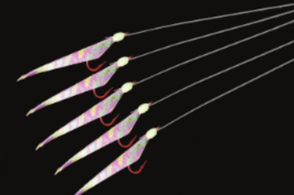 MUS UP FLUORO SABIKI RIG RD FISH SKIN                       - MUSTAD