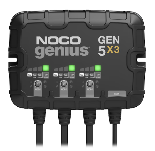 Noco GEN5X3 3-Bank 5A Onboard Battery Charger