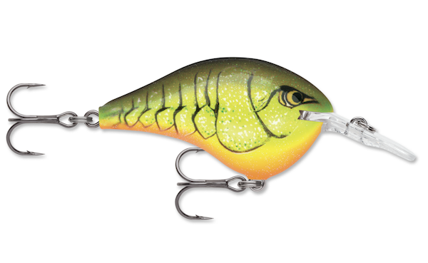 Rapala Dives-To 04 Chart Rootbeer Crawdad