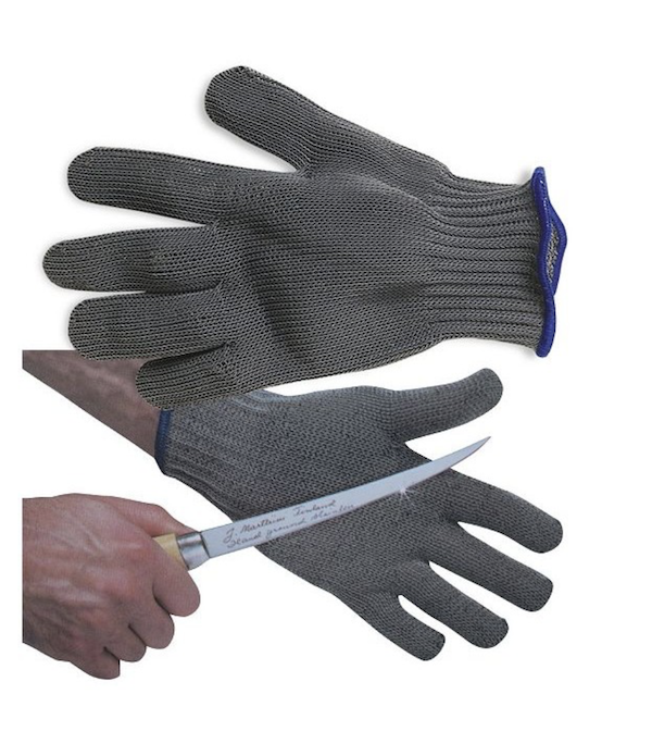 Rapala BPFGM Fillet Glove Medium Size, Cut-Resistant Material - Rapala