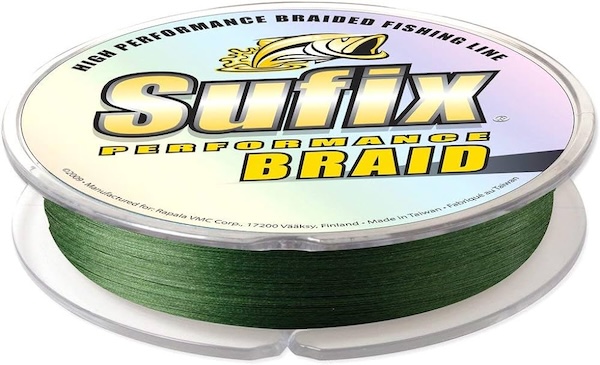 Sufix PERFORMANCE BRAID 30 LB LOW-VIS GREEN - 100 YDS      
