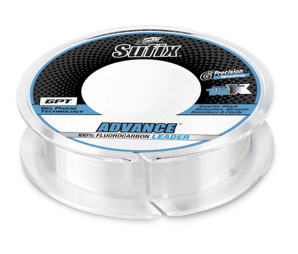 Sufix ADVANCE FLUOROCARBON LEADER 8 LB CLEAR - 25 YDS      