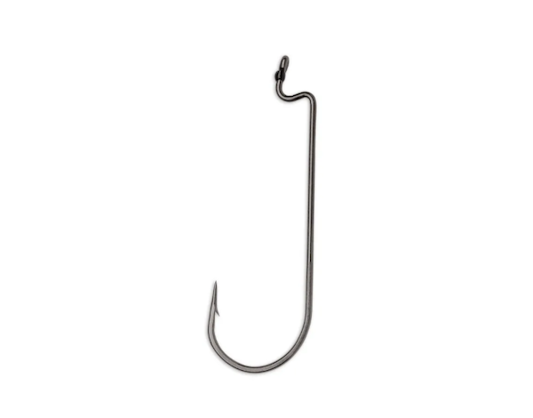 VMC WORM HOOK BLACK NICKEL #3/0                            