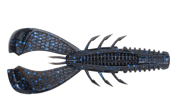 CrushCity CLEANUP CRAW 3 BLACK BLUE FLAKE                   - Crush City