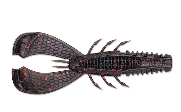CrushCity CLEANUP CRAW 3 BLACK RED FLAKE                    - Crush City