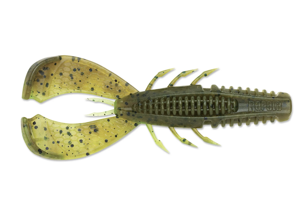 CrushCity CLEANUP CRAW 3 GREEN PUMPKIN CHARTREUSE PEPPER    - Crush City