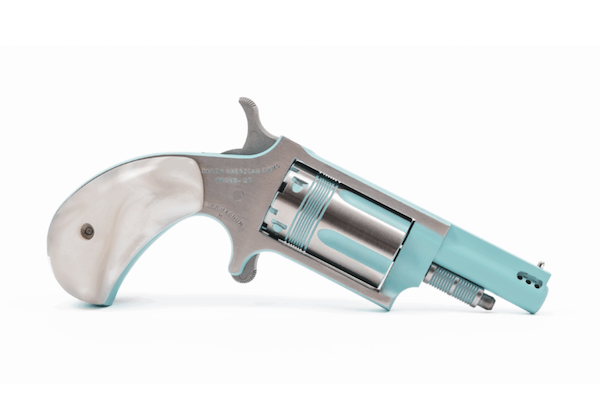 North American Arms Mini-Revolver Iris Ported 22WMR (Turquoise Cerakote)