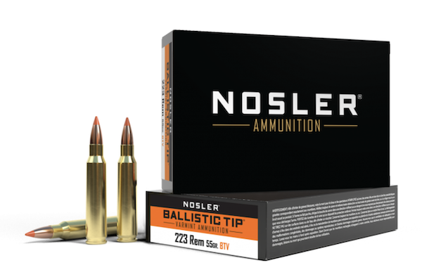 Nosler Ballistic Tip Varmint .223 Remington 55 gr Spitzer Rifle Ammunition (20 rd)