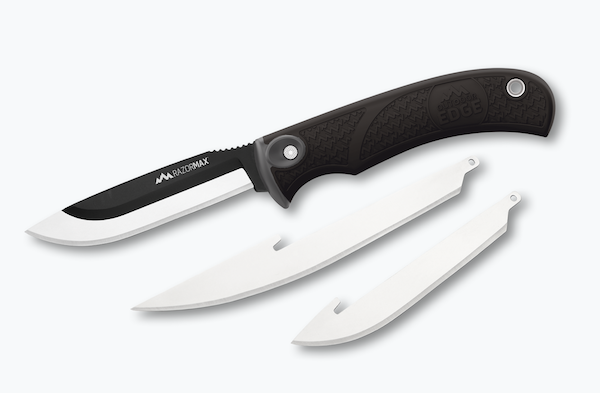 Outdoor EDGE RMK-10 RazorMax 5" Black Knife with 6 Blades