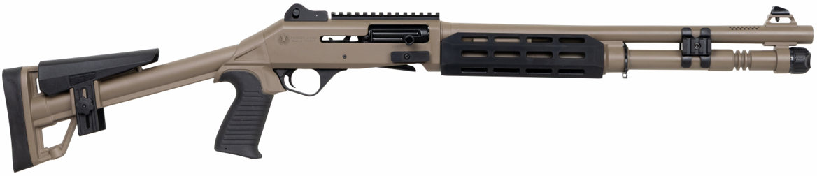PW ARMS Panzer M4 Speed Pro 12 Gauge Shotgun (FDE)