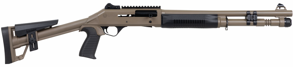 PW ARMS Panzer M4 Tact 12ga 18.5" FDE
