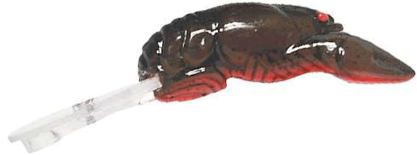 Rebel Teeny Wee Crawfish 1.5" 1/10-Texas Red