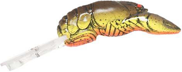 Rebel Teeny Wee Craw Crawfish 1.5 in (1/10-CHT/BRN)