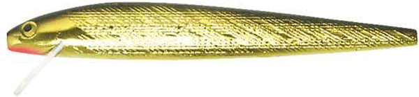 Rebel Jointed Minnow 3.5" 1/4 Gold/Black Lure