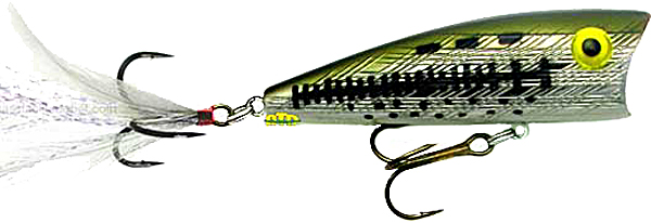 Rebel Pop'r Mag 3-1/2" Old Bass Lure