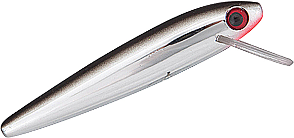 REBEL REB MINNOW 1/4 3.5" SIL/BLK SLICK