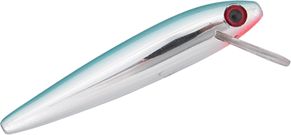 Rebel Minnow 1/4 3.5" SIL/BLUE SLICK Fishing Lure