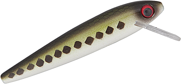 Rebel Minnow 1/4 oz 3.5" Bass Slick Lure