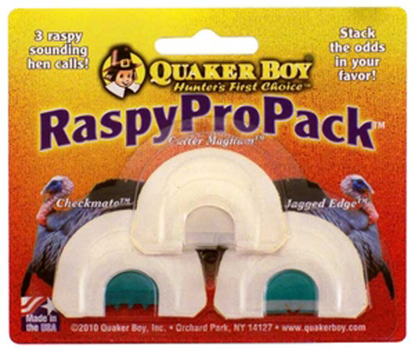Quaker Boy QBOY Raspy Pro Pack Mouth Calls 3Pk - QUAKER BOY for sale at TheGunDock