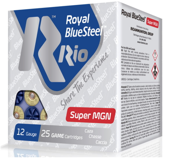 RIO Outdoors 435101624145 Royal BlueSteel 12GA 3.5" 1550FPS 1-3/8oz BB