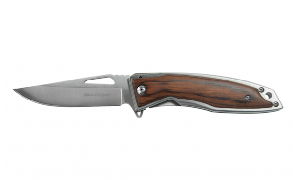 SARGE SK-67 Strive Wooden Swift Assist Folding Knife
