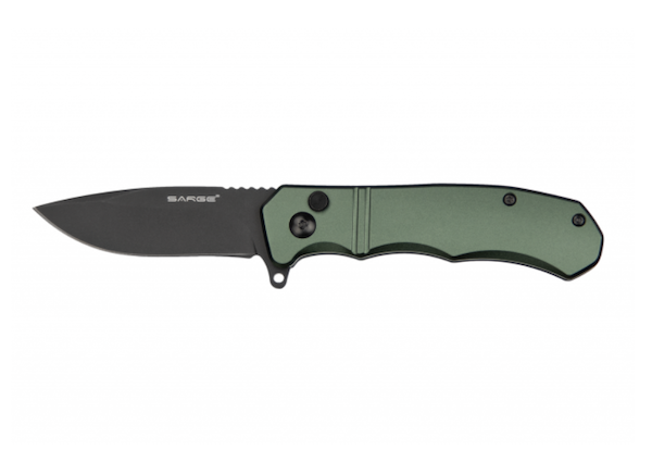 Sarge Knives Command Army Green Turbo Lock Folder