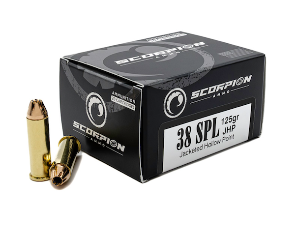 Scorpion Ammo .38 Special 125gr JHP 20rd