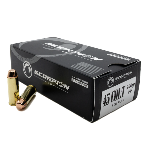 Scorpion .45 Colt 250gr TMC-FP Ammunition, 50 Rounds