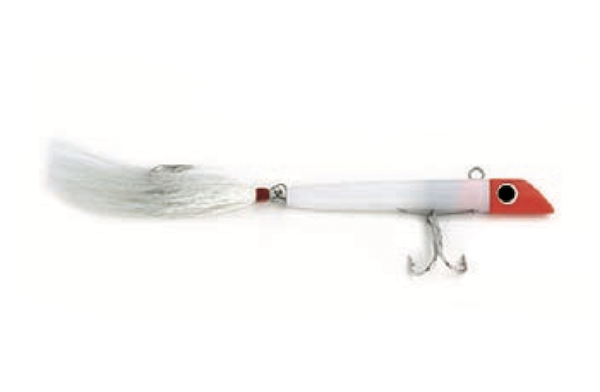 SS GOTCHA 1500 2OZ RED/WHT SGL HK WHT BKTAIL               