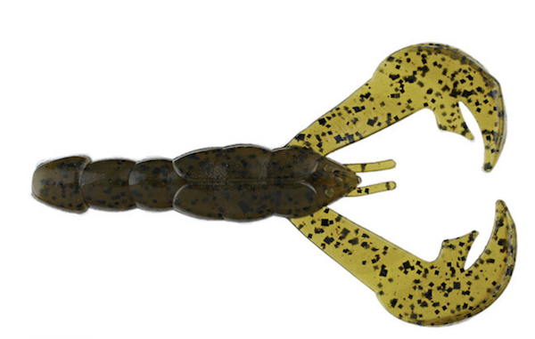 Strike King Rage Tail Craw Green Pumpkin, 7-Pack, Model RGCRW-46