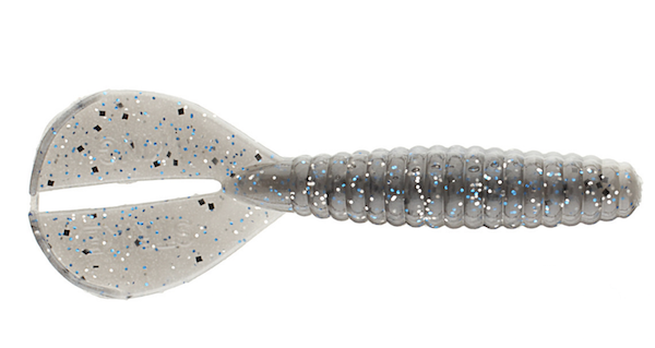 Strike King RGTTMG-57 Rage Twin Tail Menace Grub, Smokey Shad, 8-Pack