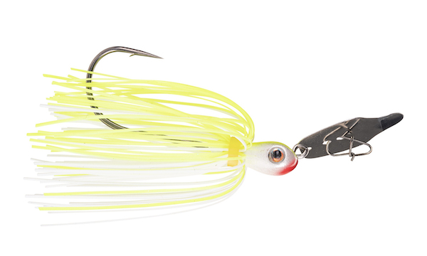 Strike King Thunder Cricket 1/2oz Chatterbait in Chartreuse/White - Model TCVSJ12-3 - Strike King