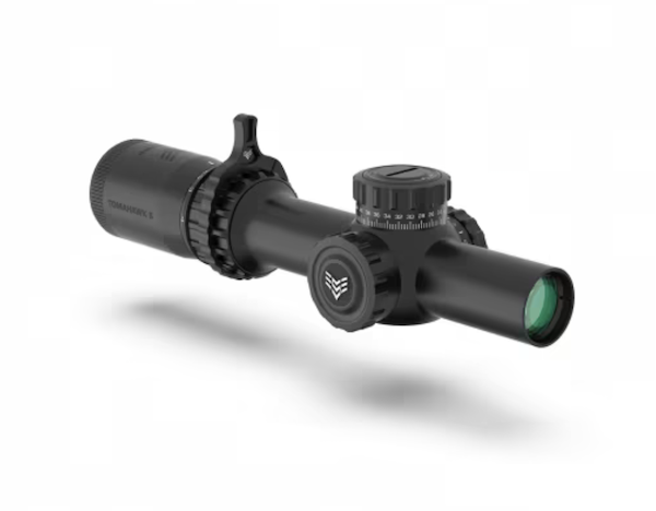 Swampfox Tomahawk II 1-6x24 30mm SFP Rifle Scope (Green Illuminated BDC) - Black