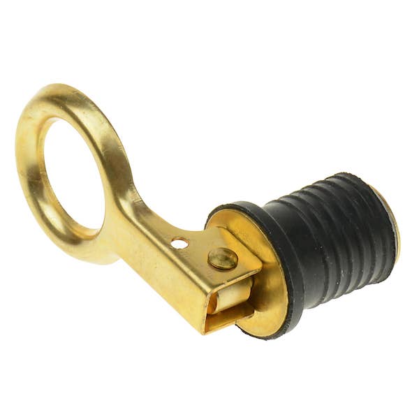 THM DRAIN SNAP PLUG 1 1/4" BRASS                            - The Hook Up