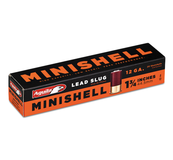 Aguila 1C128974 Minishell Target 12 Gauge 1.75" 7/8 oz Slug Shot 20 Per Box/ 25 Cs