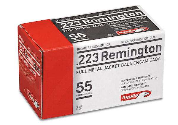 Aguila 1E223110 Target & Range Rifle 223 Rem 55 gr FMJ 50 Per Box/ 20 Cs