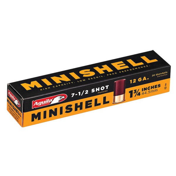 Aguila 1C128968 Minishell Target 12 Gauge 1.75" 5/8 oz 7.5 Shot 20 Per Box/ 25 Cs