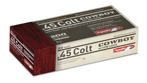 Aguila 1E454319 Cowboy Action Handgun 45 Colt (LC) 200 gr Soft Point (SP) 50 Per Box/ 10 Cs