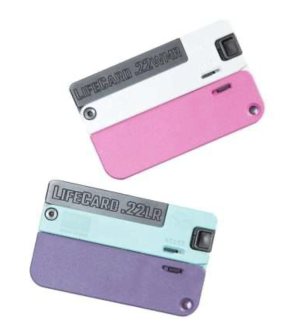 LifeCard Covert Clown Handgun .22 WMR Single Shot 2.5" Barrel Confetti - View 2