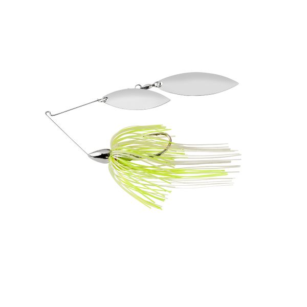WAR EAGLE NICKEL FRAME DOUBLE WILLOW SPINNERBAIT WHT CHt