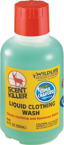 Wildlife Research Scent Killer Liquid Clothing Wash 18 oz.