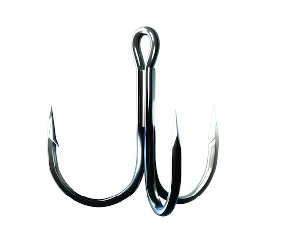 EC TROKAR 3X STRONG ROUND BEND TREBLE 6PK                   - Eagle Industries