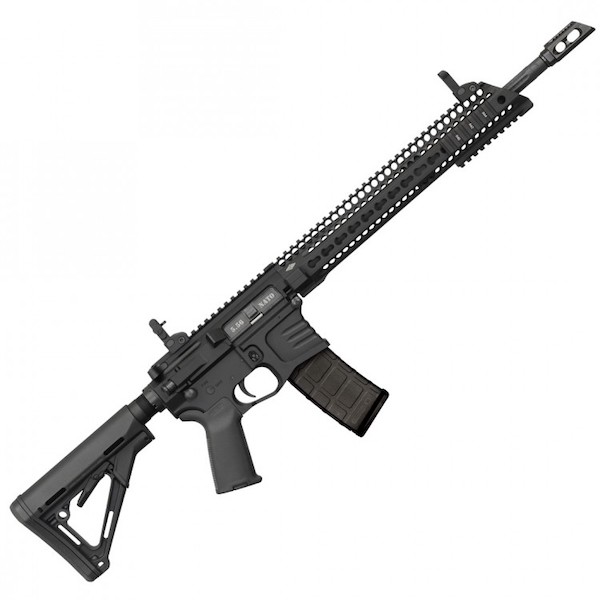 Yankee Hill YHM-57XL-7 Billet Specter XL 5.56 16" Black 1:7 F/R Sights