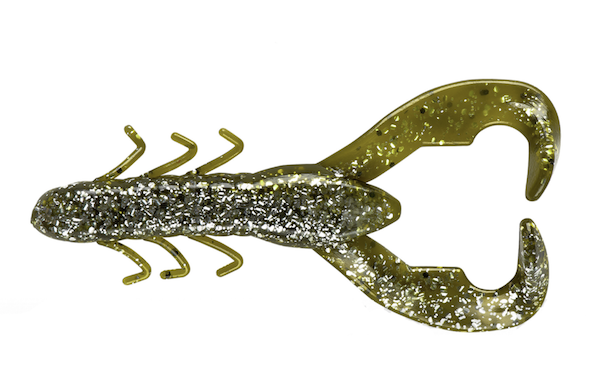 YUM CHRISTIE CRAW GREEN PUMPKIN FLASH                       - YUM