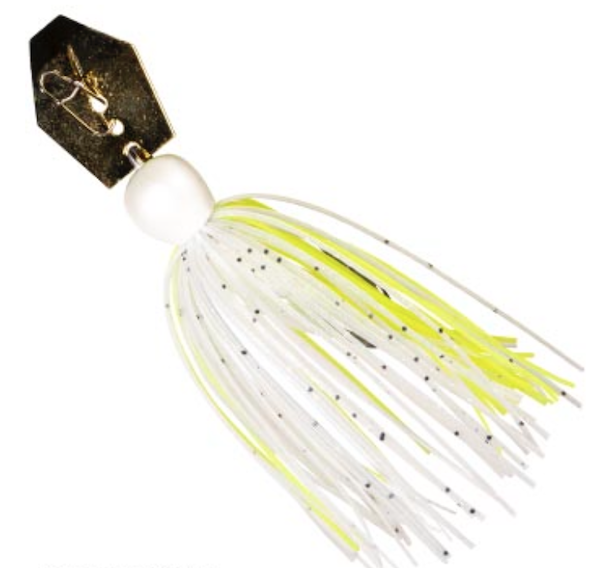 ZMAN CHATTERBAIT MINI MAX CHARTREUSE/WHITE 3/8 OZ           - Z-Man